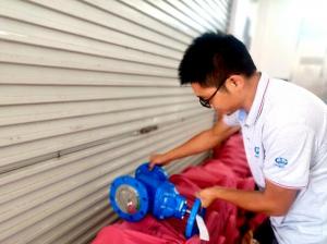中铁上海工程局信宜市农村集中供水工程项目未雨绸缪防台风